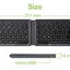 Tastiera Pieghevole Bluetooth USB per Tablet Smartphone - immagine 5
