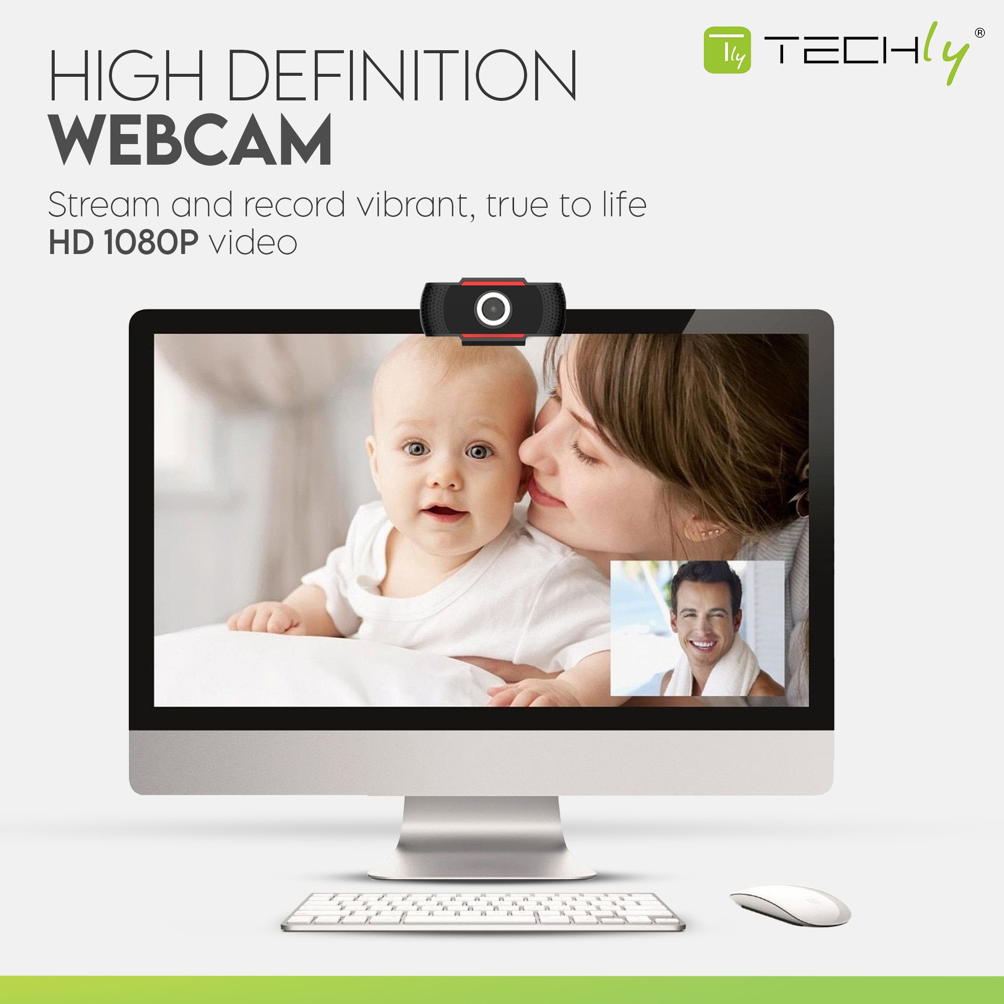 Webcam USB full HD 1080p con Riduzione del Rumore e Auto Focus - immagine 5