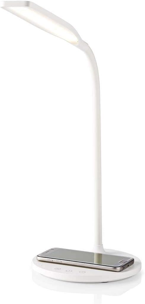Lampada a 36 LED da Scrivania con Caricatore Wireless Integrato per Smartphone