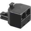 Accoppiatore telefonico duplex 6P4C M a 2x 6P4C F