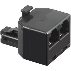 Accoppiatore telefonico duplex 6P4C M a 2x 6P4C F