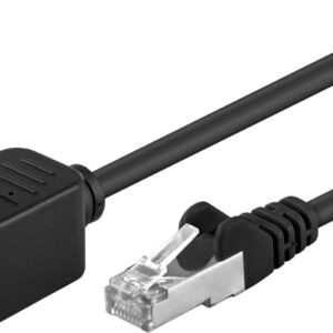 Prolunga di rete Patch in Rame F/UTP Cat. 5e 5m Nero