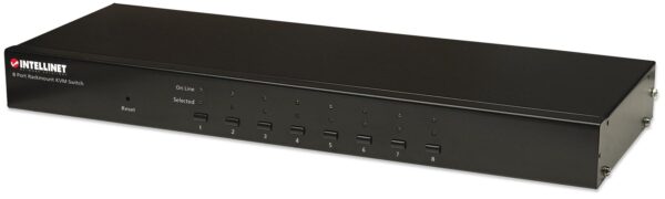 KVM Switch 8 porte combo USB + PS/2, OSD