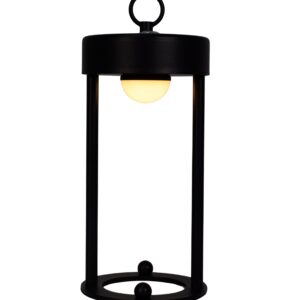 Lampada da Tavolo LED Portatile in Ferro con Maniglia
