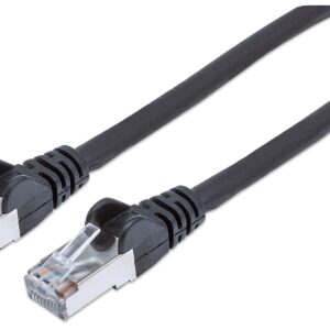 Cavo Patch Cat.7 Plug RJ45 6A S/FTP LSZH 0,5m Nero