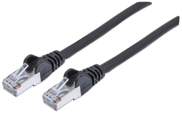 Cavo Patch Cat.7 Plug RJ45 6A S/FTP LSZH 0,5m Nero