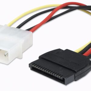 Cavo alimentazione SATA Molex 4pin M/SATA 15pin F