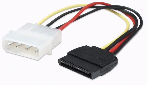 Cavo alimentazione SATA Molex 4pin M/SATA 15pin F