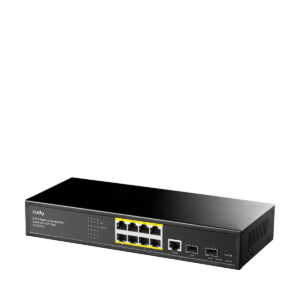 Switch 8 Porte Web-Managed Gigabit L2 con 2 Porte SFP, GS2008PS2 Nero