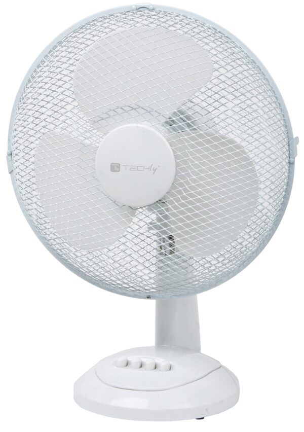 Ventilatore Rotante da Tavolo Diametro 30 cm a 3 Velocità