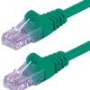 Cavo di rete Patch in Rame Cat. 5e Verde UTP 2 m