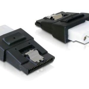 Adattatore di Alimentazione 4 pin Molex F a SATA 15 pin F con Clip