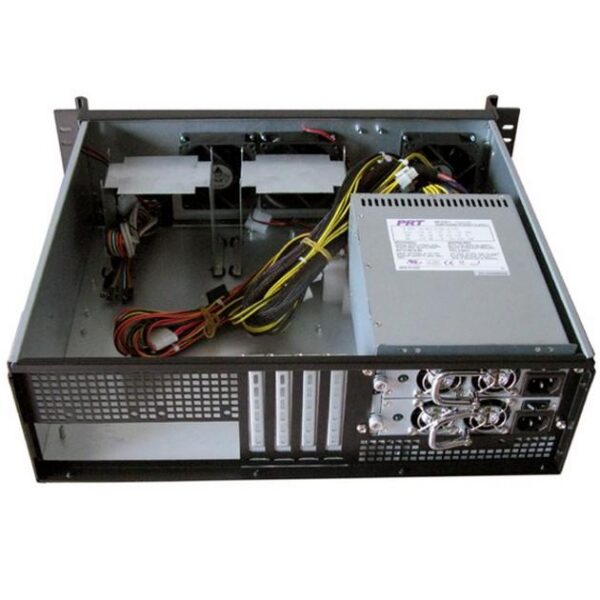 Chassis Industriale da Rack 19'' 3U Ultra Compatto Nero - immagine 5