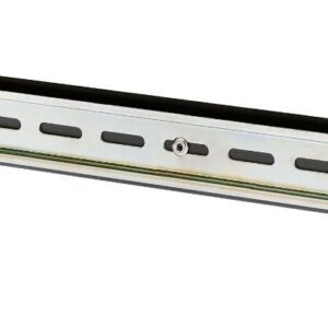Contenitore Guida DIN 1U per Armadi 19'' Nero