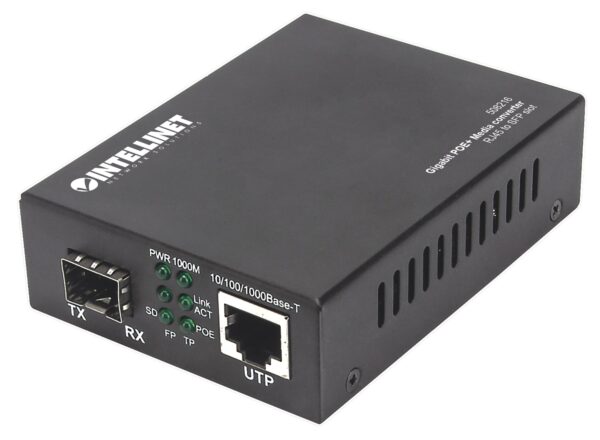 Media Converter Gigabit PoE+