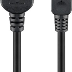 Cavo USB 2.0 A femmina/mini B 5 pin maschio 0,2 m Nero