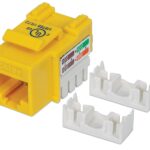 Frutto Keystone RJ45 Cat5e UTP Giallo