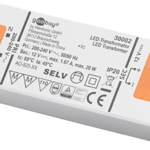 Alimentatore Led da 20W per Led (0.5W-20W)
