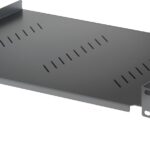 Mensola per Rack 19'' 350 mm 2U Nera 2 punti