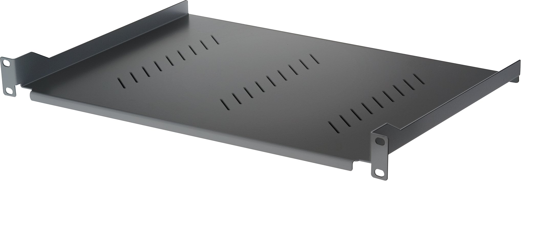 Mensola per Rack 19'' 350 mm 2U Nera 2 punti