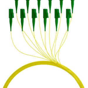 Pigtail Fibra Ottica Monomodale OS2 LC/APC G652D 2m Giallo