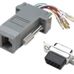 Adattatore Modulare DB 9p.F / RJ45 8 fili