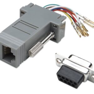 Adattatore Modulare DB 9p.F / RJ45 8 fili