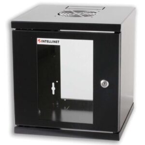 Armadio Rack 10'' a muro 6 unità Nero