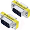 Mini Gender Changer VGA DB 15 poli HD M/M