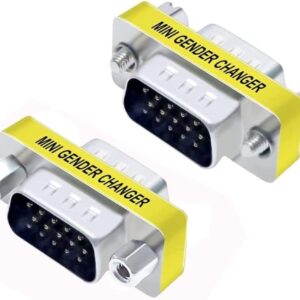 Mini Gender Changer VGA DB 15 poli HD M/M