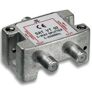 Splitter 2 vie per satellite 100 db, 1750 Mhz