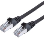 Cavo di rete Patch in rame Cat. 6 Nero SFTP LSZH 1m