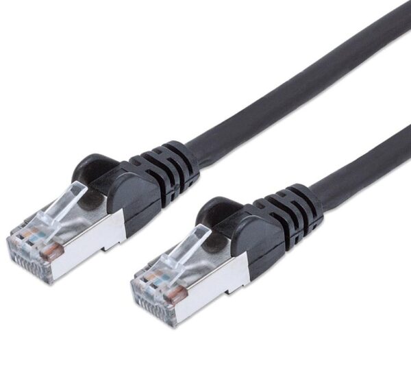 Cavo di rete Patch in rame Cat. 6 Nero SFTP LSZH 1,5m