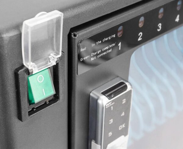 Carrello Stazione di Ricarica Ventilato per 16 Dispositivi USB-C™ - immagine 7
