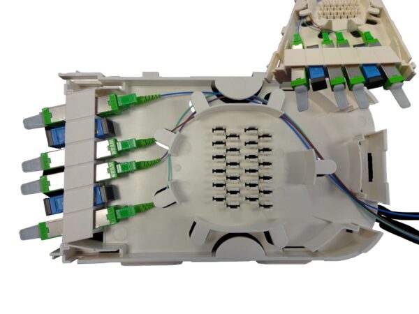 Modulo FTTH 12 porte con Adattatori Ceramici LC/APC OS2 Monomodale - immagine 6