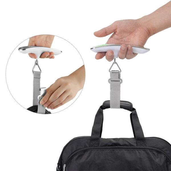 Pesa Valigie Digitale Capacità 50 kg Silver - immagine 7