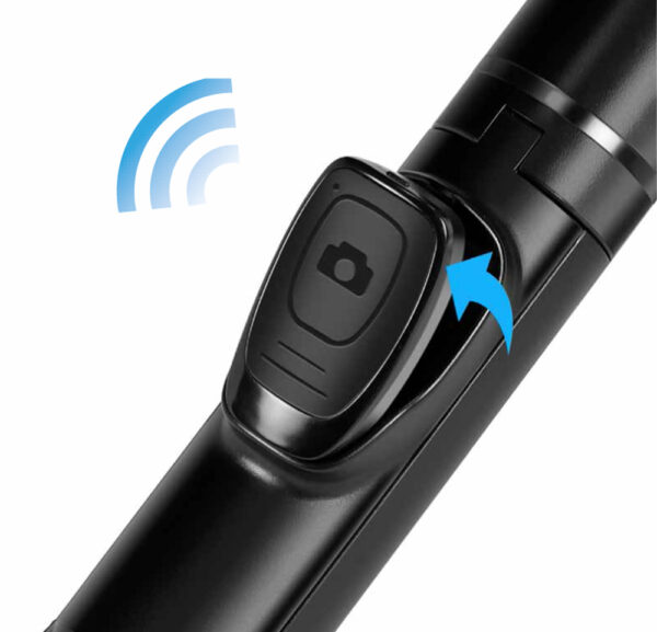 Treppiede Magnetico Estensibile con Telecomando Wireless Selfie Stick per Smartphone - immagine 6