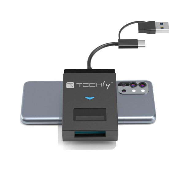 Adattatore USB-A/USB-C™ a NVME/SATA M.2 con Lettore Memorie SD/TF - immagine 6