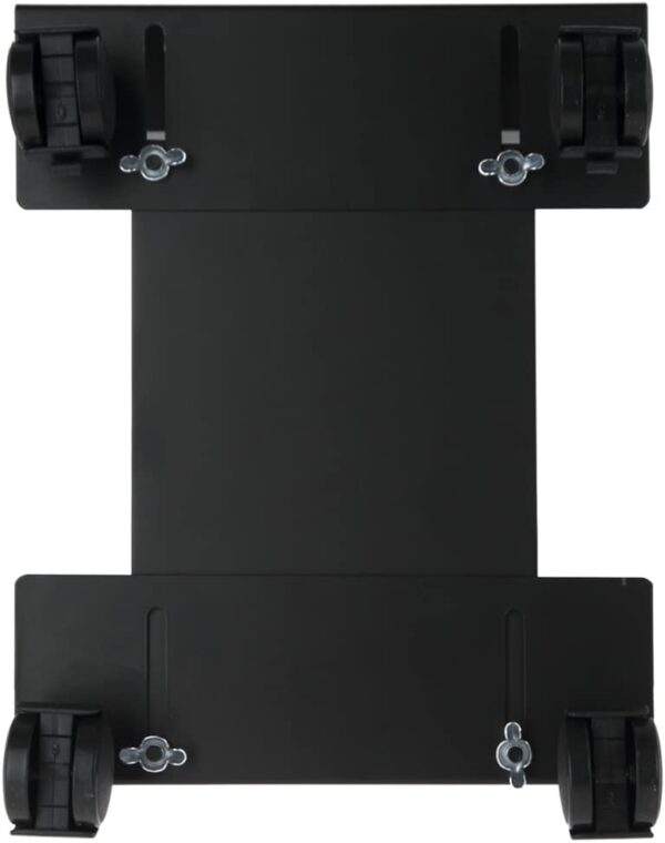 Supporto per PC in Acciaio con Ruote Nero - immagine 6