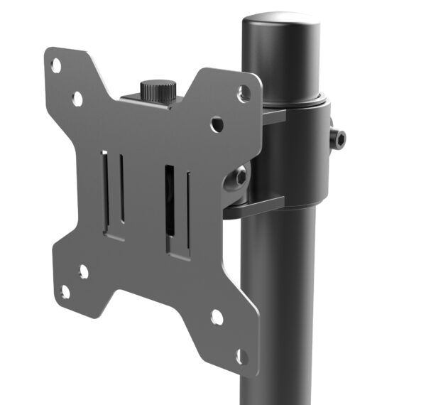Supporto da Scrivania con Morsetto per Monitor 13-32'' Braccio Corto Inclinabile - immagine 6