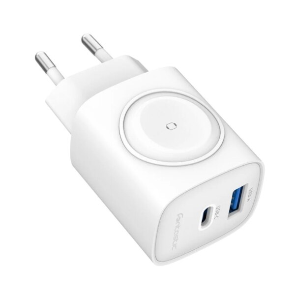 Caricatore Alimentatore GaN 22W da Viaggio Fast Charge USB-A USB-C™ WiGan - immagine 6