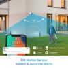 Telecamera di Sicurezza a Batteria 8MP 4K IP65 da Esterno, B4GB4K02 - immagine 6