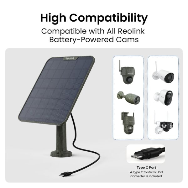 Telecamera da Esterno con Batteria/Pannello Solare 4K 8MP UHD IP64, Serie G450 - immagine 6