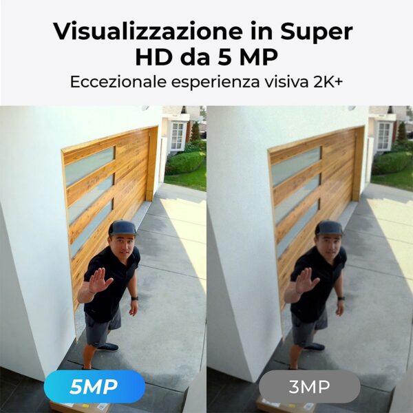 Kit Videosorveglianza NVR PoE 8CH 2TB HDD e 4 Telecamere di Sicurezza PoE, PS2KB02-8 - immagine 6