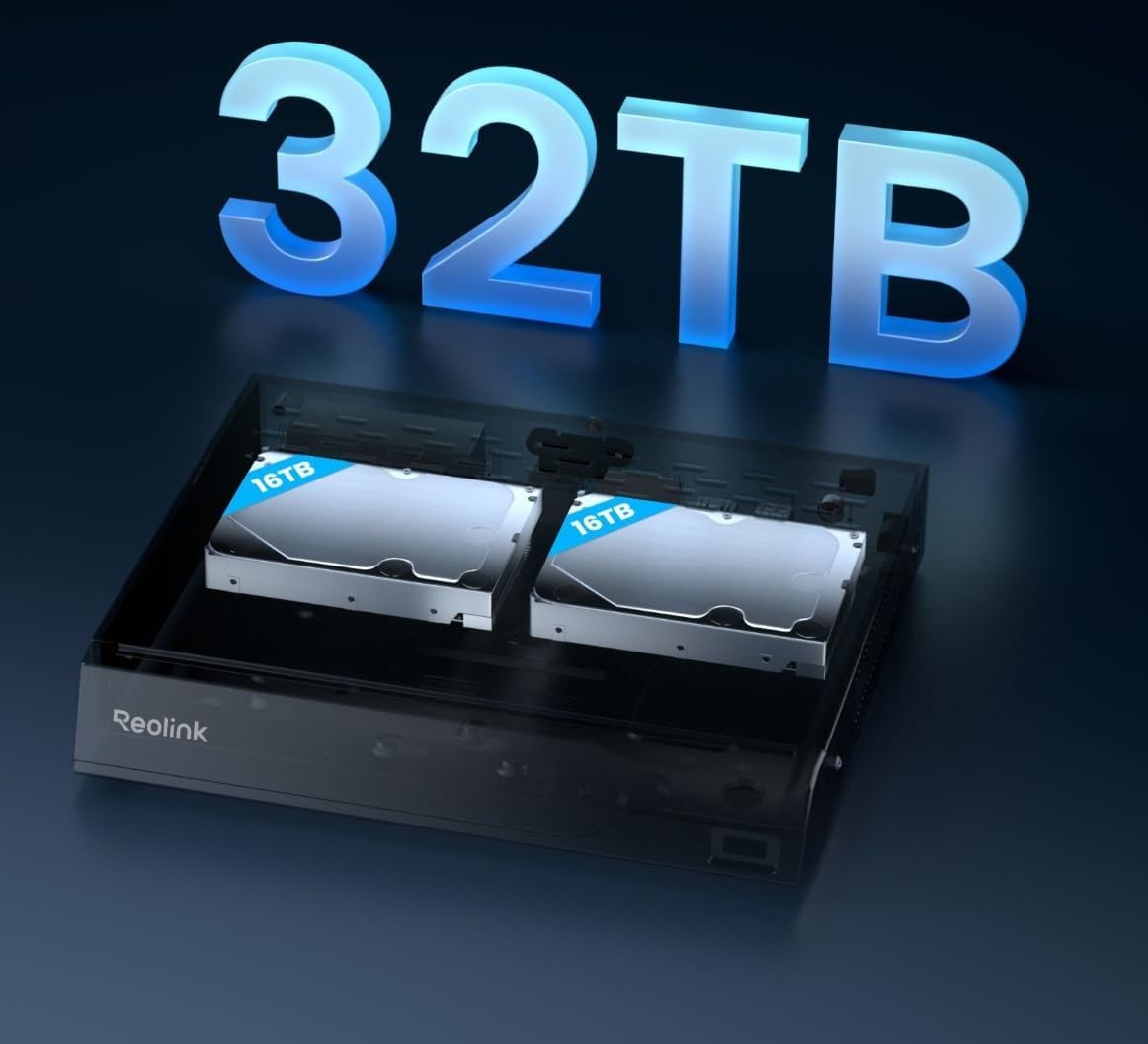 Videoregistratore NVR 16CH 16 MP 32 TB con HDMI e VGA, RP-PN16 - immagine 6