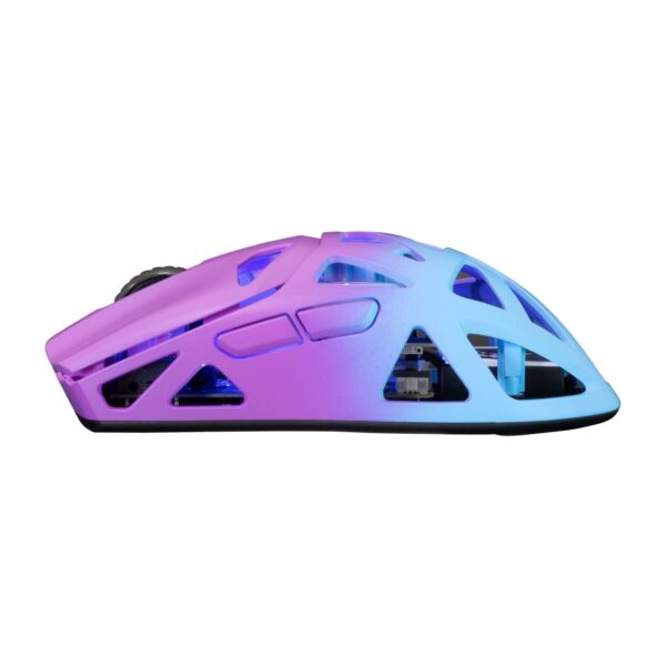 Mouse Ottico Wireless Gaming 24000 Dpi Retroilluminazione DPI LED Blu Viola, DAGONET-BLP - immagine 6