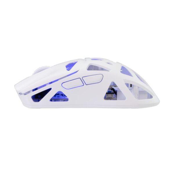 Mouse Ottico Wireless Gaming 24000 Dpi Retroilluminazione DPI LED Bianco, DAGONET-W - immagine 6