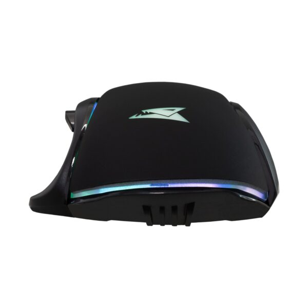 Mouse Ottico Gaming LED RGB con Cavo USB 7200 dpi Nero, PIRANHA - immagine 6