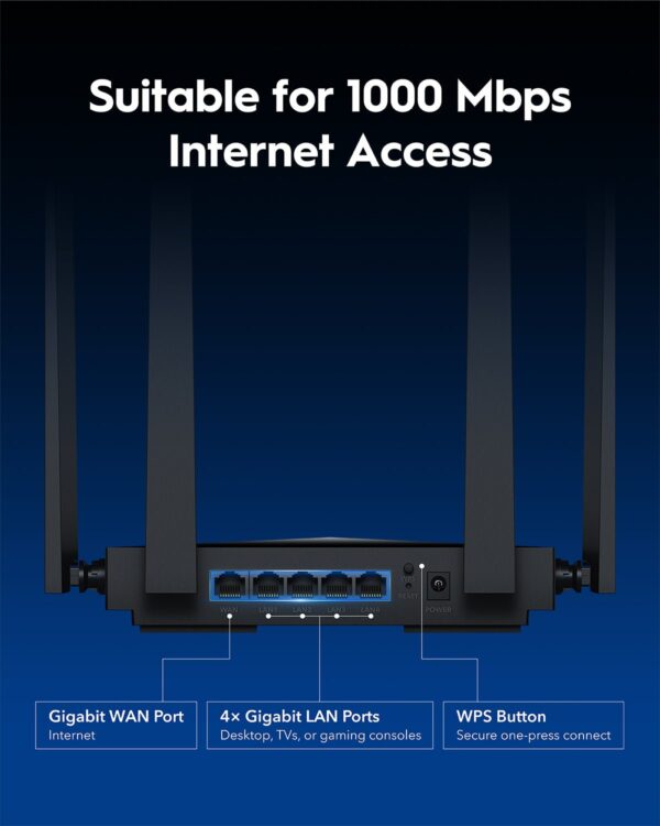 Router Gigabit Wi-Fi 7, WR3600 - immagine 6