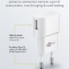 Caricatore USB 1A 5W Compatto Spina Europea Bianco - immagine 6